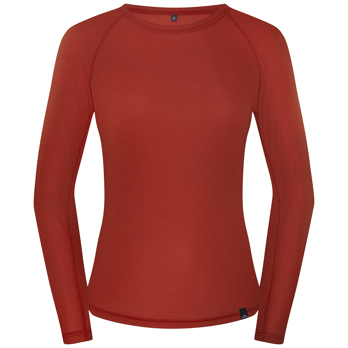 Bluză termică de damă Fjord Nansen RIX Longsleeve - Oaky Red