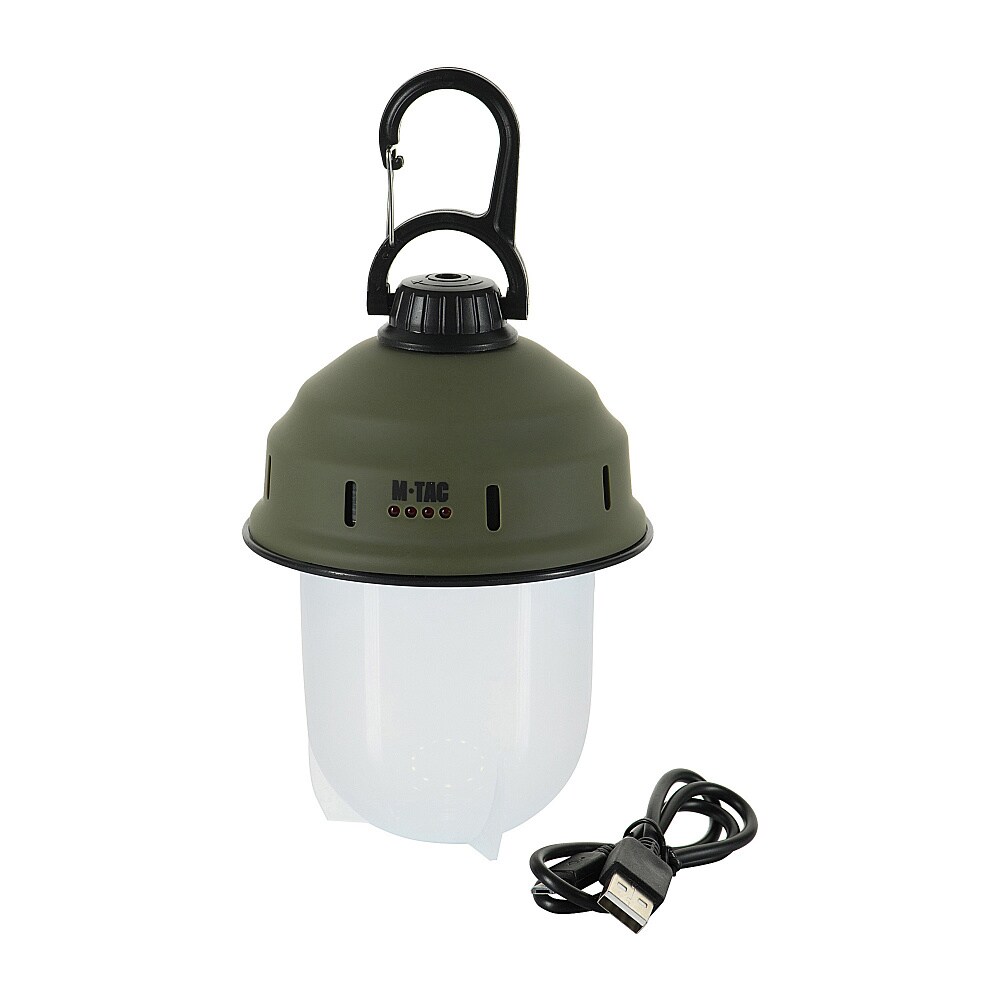Lampă pentru camping M-tac cu cârlig pentru suspendare Olive