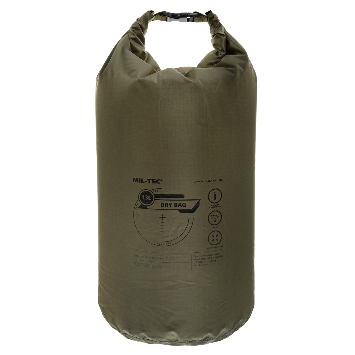 Sac impermeabil Mil-Tec Drybag 13 l - Olive