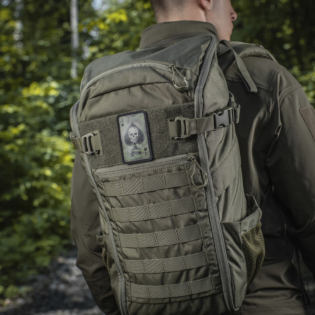 Patch - emblemă M-Tac Ace Of Spades - Ranger Green/Black