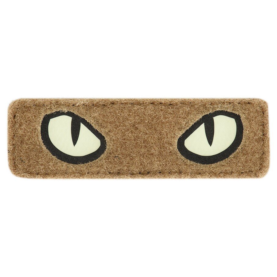 Patch - emblemă M-Tac Cat Eyes Type 2 Laser Cut fluorescentă - Coyote
