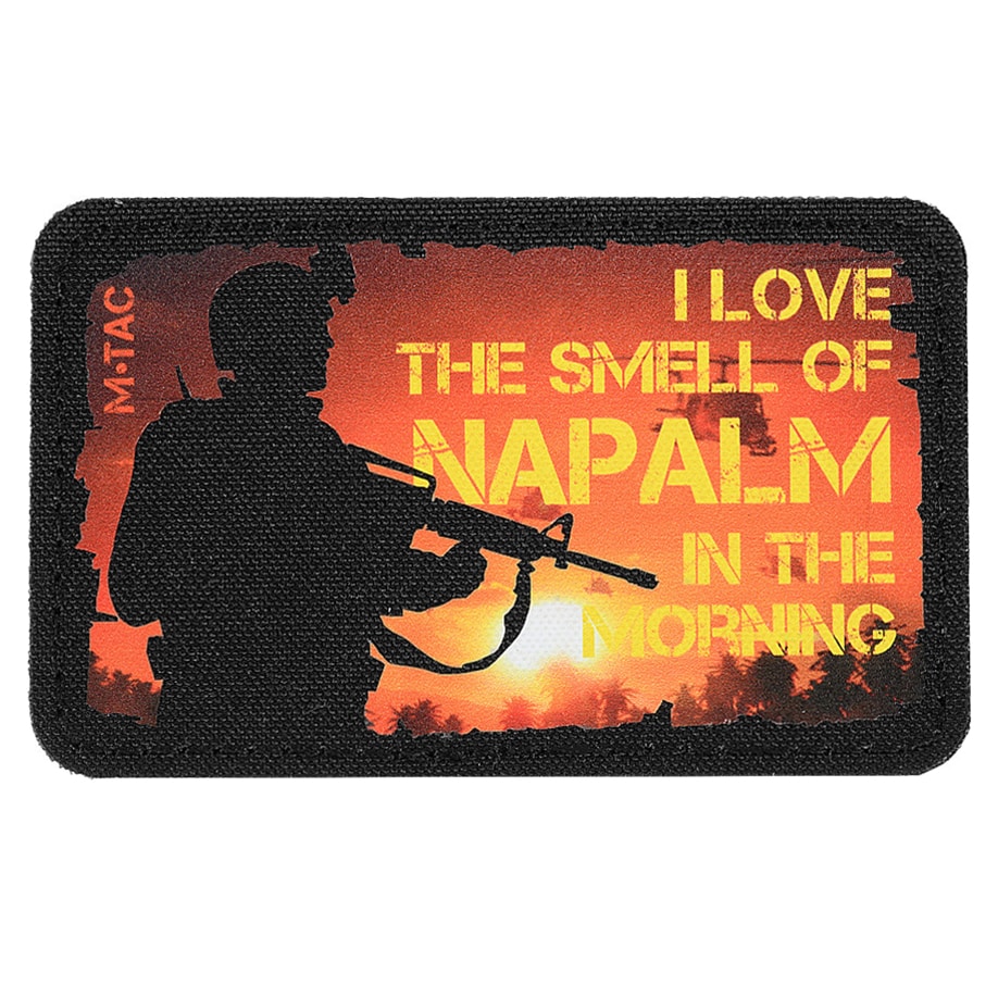 Patch - emblemă M-Tac Smell Of Napalm - Black