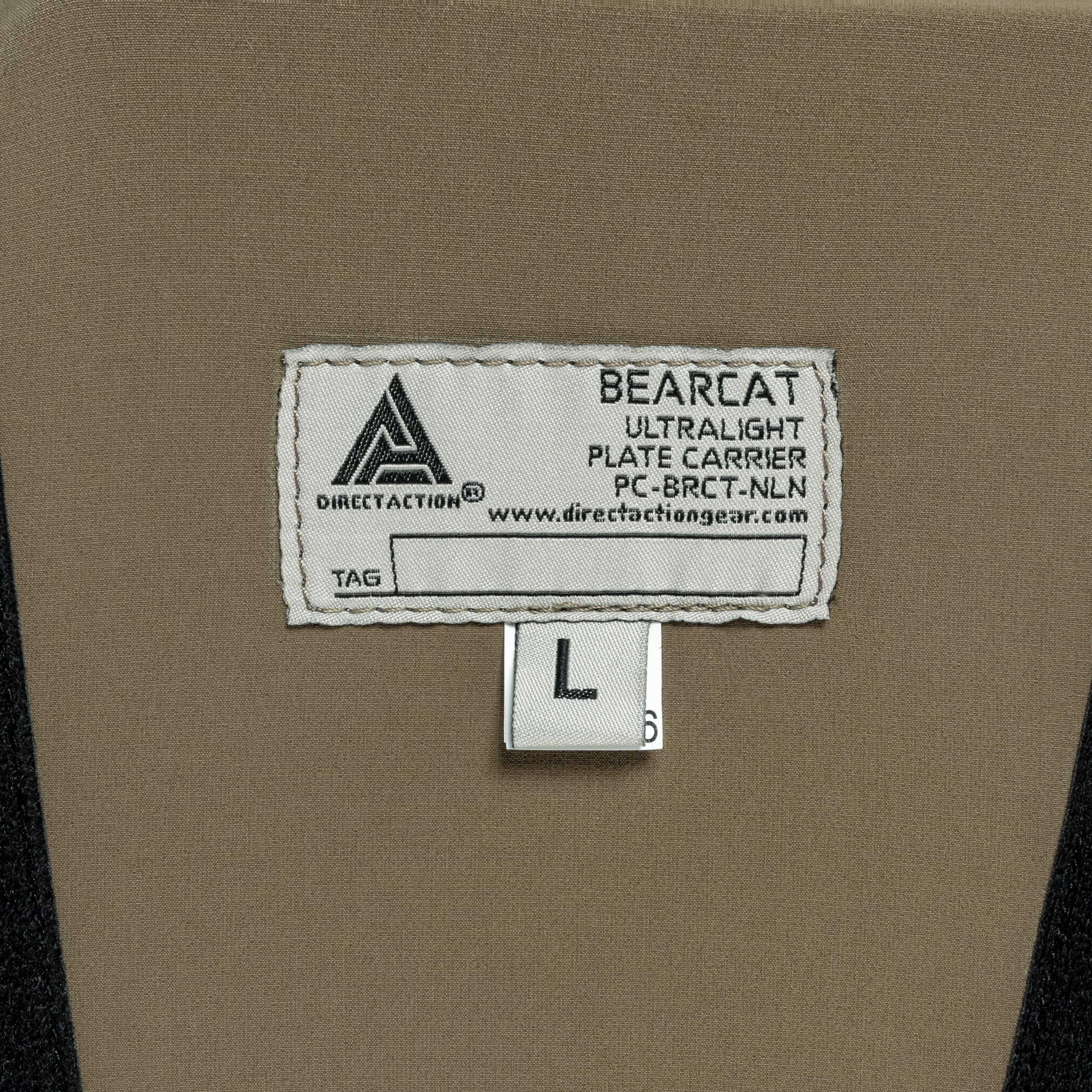 Vestă tactică Direct Action Bearcat Ultralight Plate Carrier Adaptive Green - pentru plăci balistice L