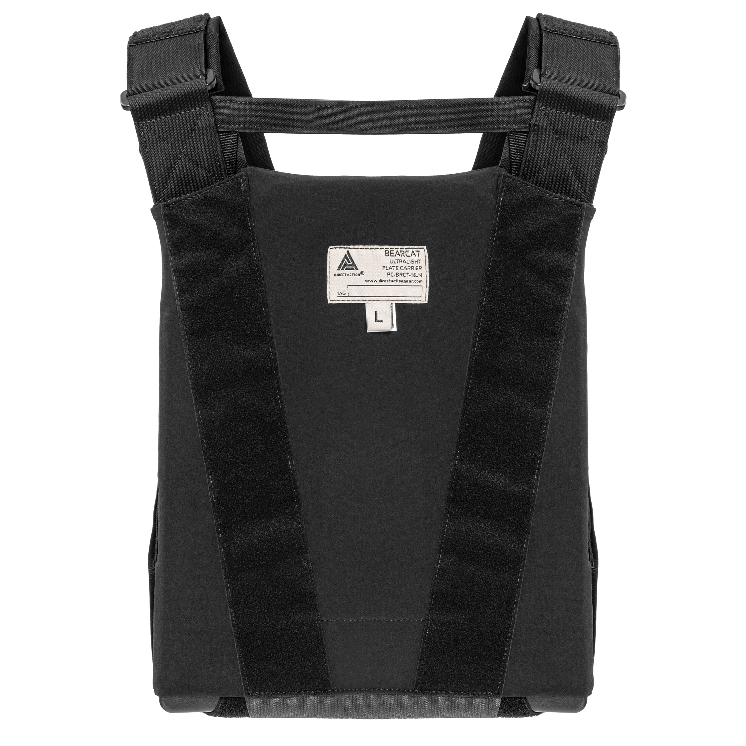Vestă tactică Direct Action Bearcat Ultralight Plate Carrier Black - pentru plăci balistice L