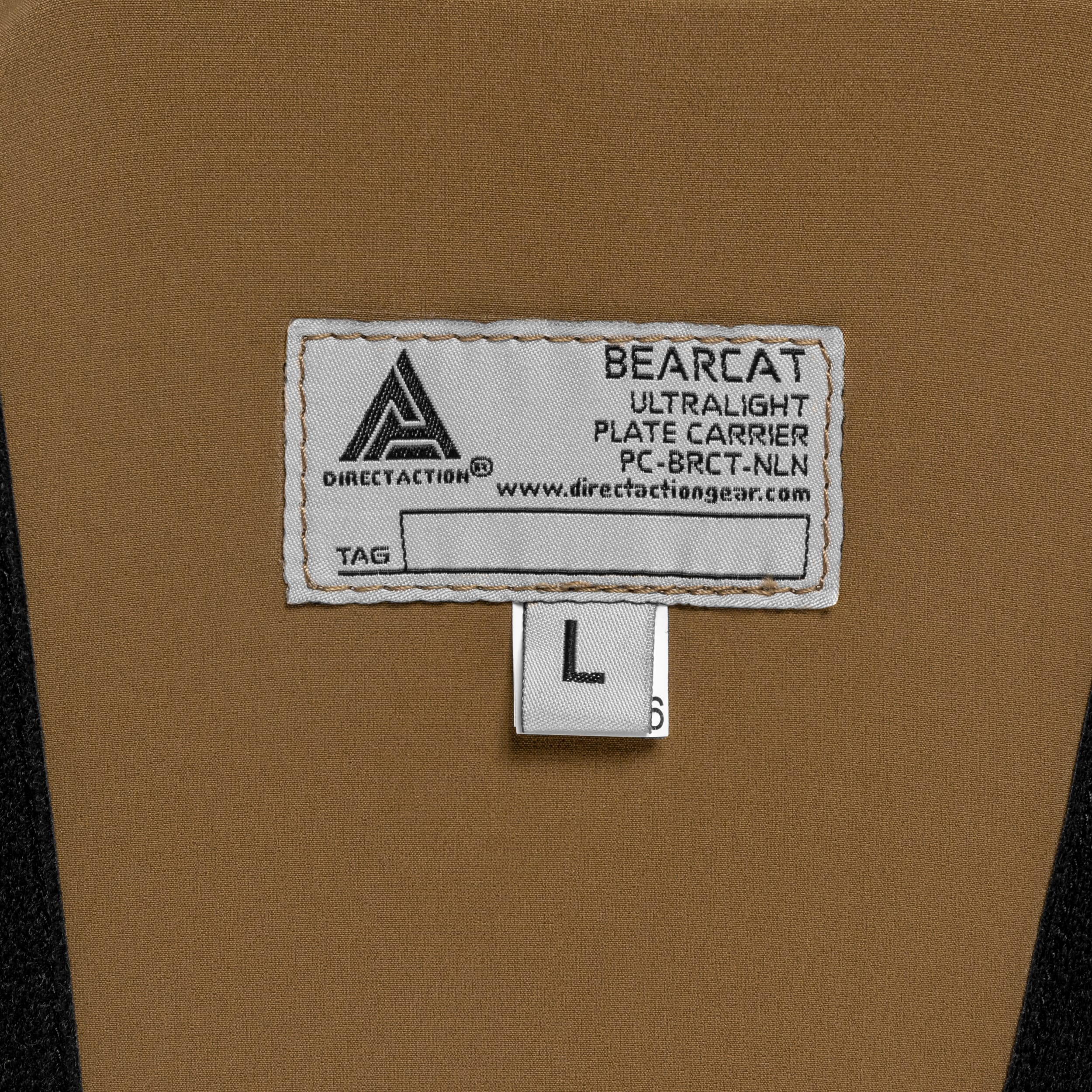 Vestă tactică Direct Action Bearcat Ultralight Plate Carrier Coyote - pentru plăci balistice L