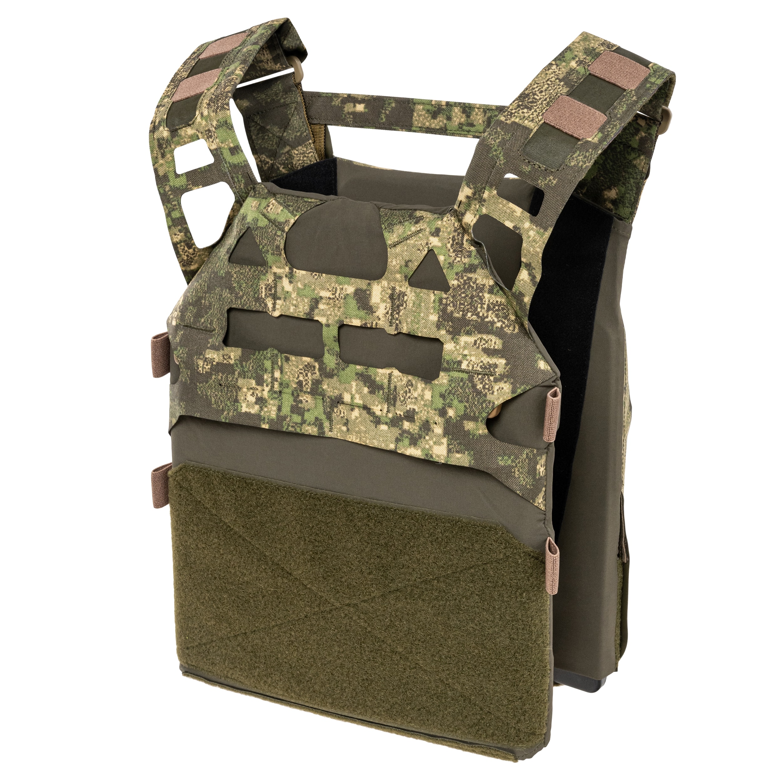 Vestă tactică Direct Action Bearcat Ultralight Plate Carrier Pencott Wildwood - pentru plăci balistice L