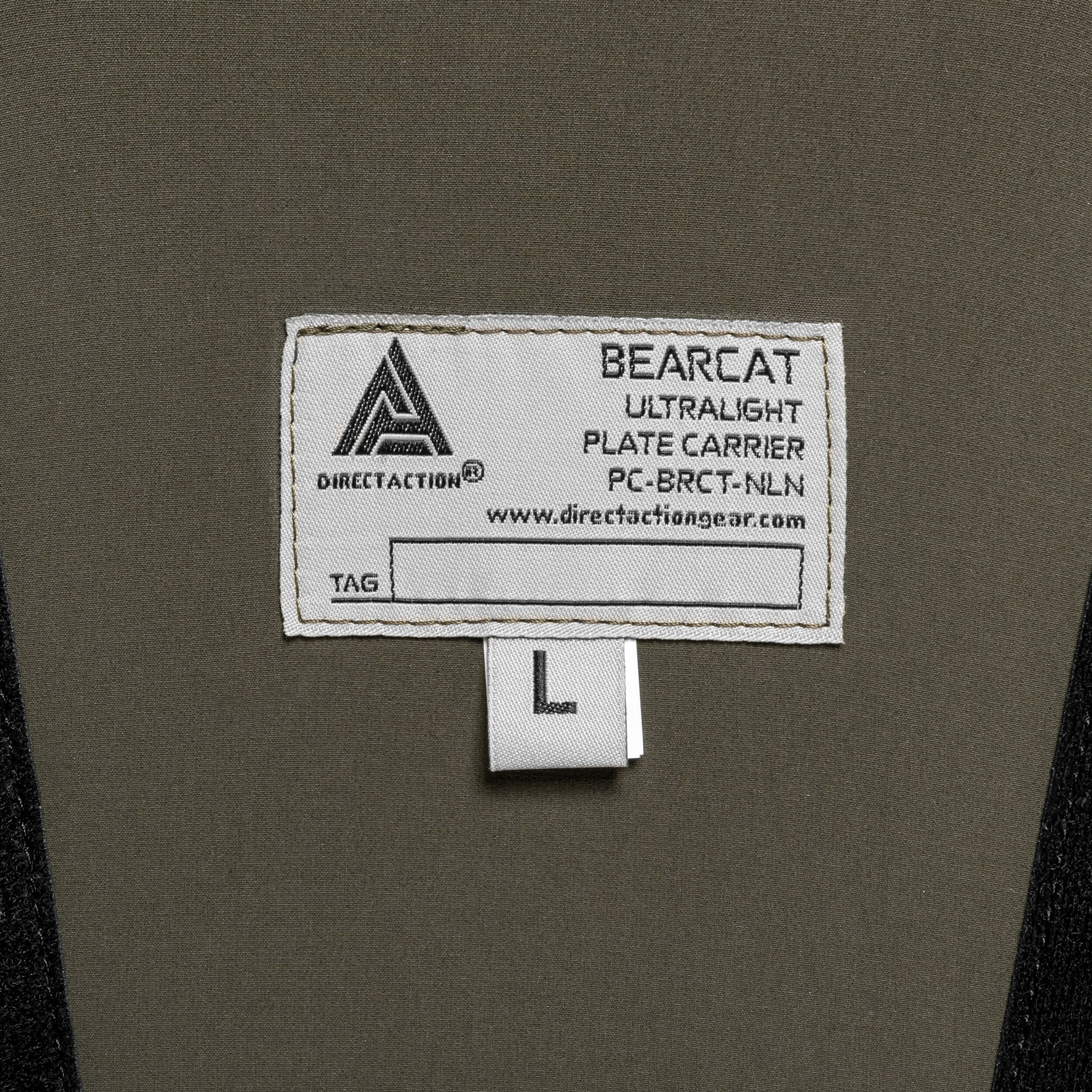 Vestă tactică Direct Action Bearcat Ultralight Plate Carrier Woodland - pentru plăci balistice L
