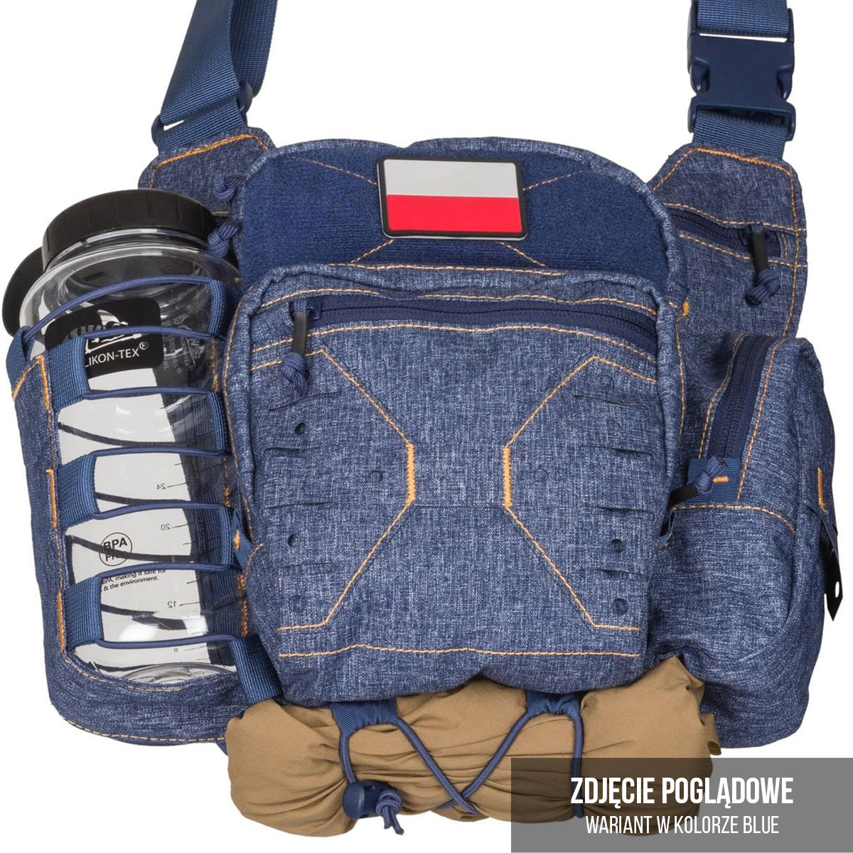 Geantă Helikon EDC Side Bag 11 l - Melange Grey