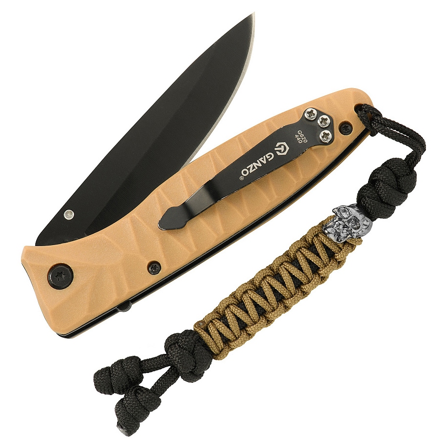 Breloc M-Tac Loopy Snake Skull - Black/Coyote