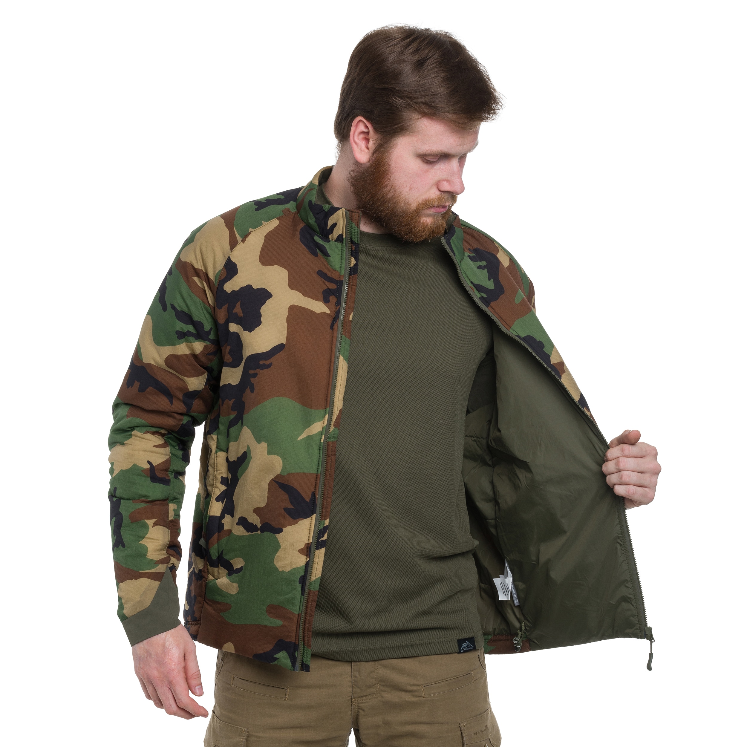Geacă Helikon-Tex Wolfhound Climashield Apex - US Woodland