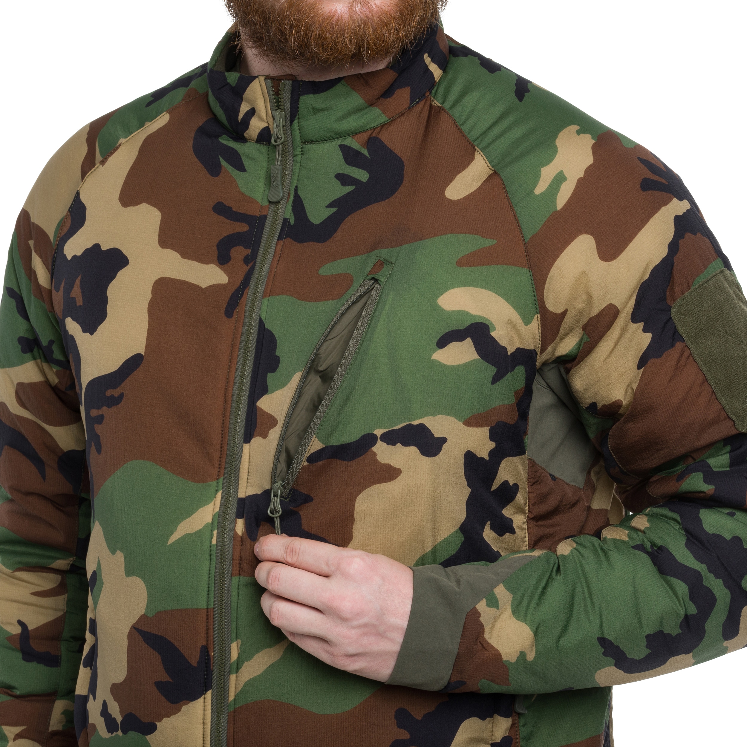 Geacă Helikon-Tex Wolfhound Climashield Apex - US Woodland