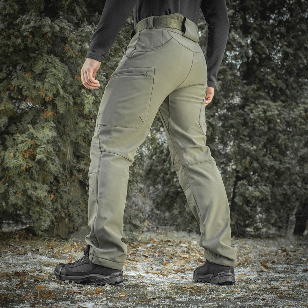 Pantaloni M-Tac Softshell Winter - Olive