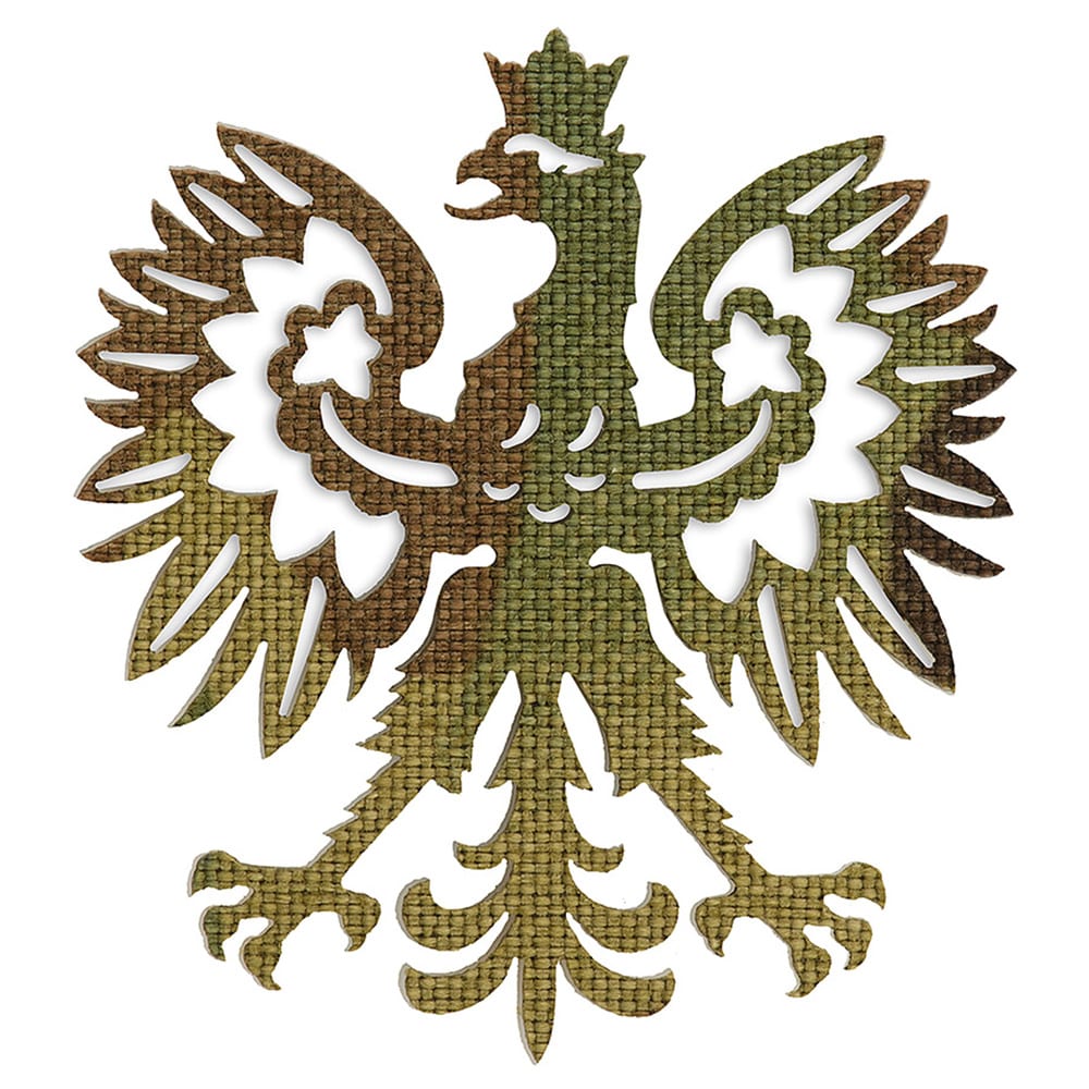 Patch - emblemă M-Tac Vulturul Alb al Poloniei Laser Cut - Multicam