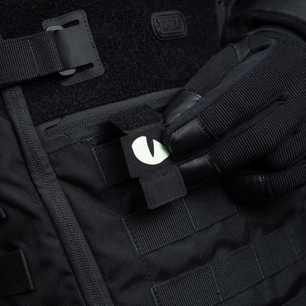 Patch - emblemă M-Tac Tiger Eyes Laser Cut (pereche) - Black