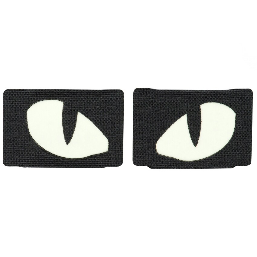 Patch - emblemă M-Tac Tiger Eyes Laser Cut (pereche) - Black