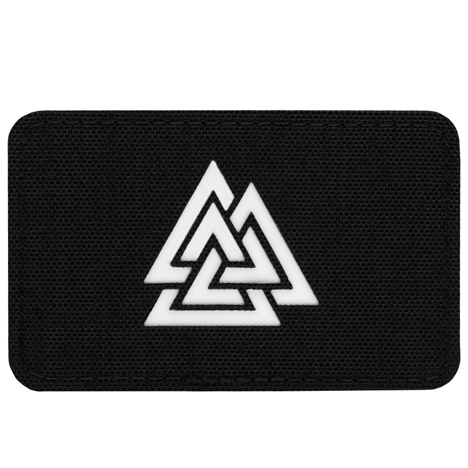 Patch - emblemă M-Tac Valknut Laser Cut - Black Luminate