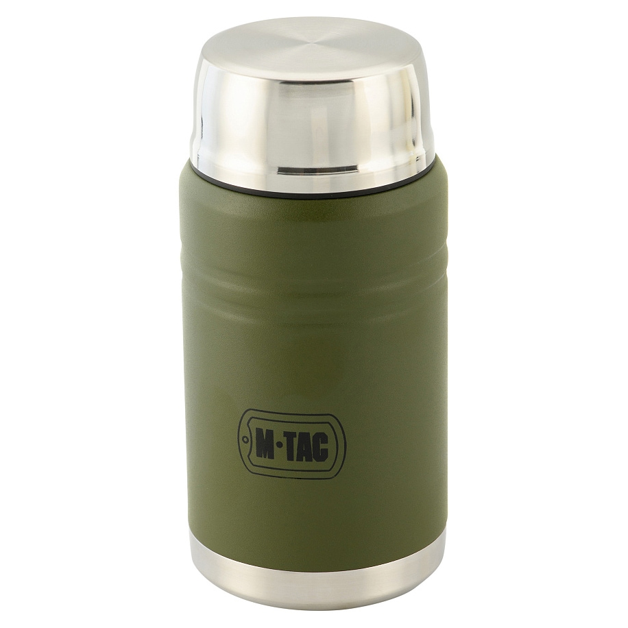 Termos pentru mâncare M-Tac cu lingură pliabilă 750 ml - Olive
