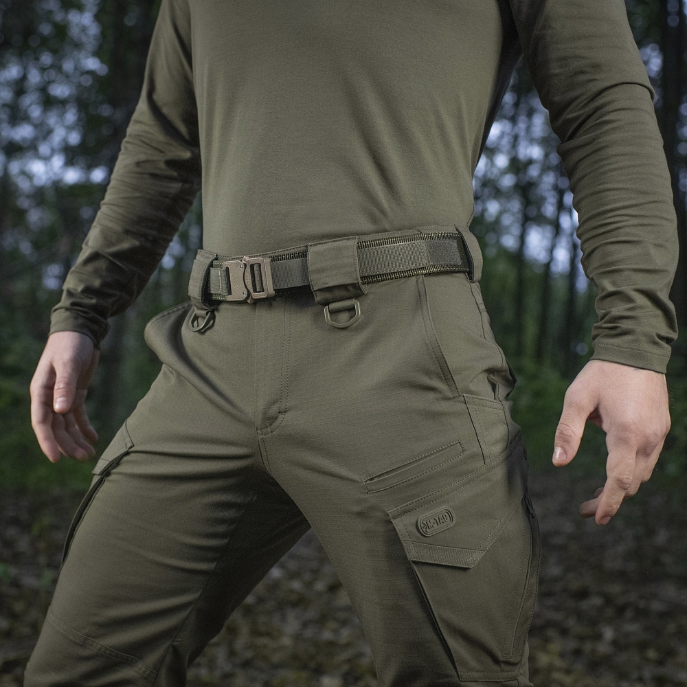 Centură tactică M-Tac Cobra Buckle Belt - Ranger Green
