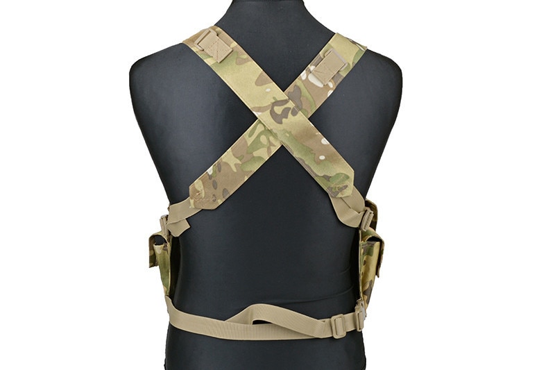 Vestă tactică GFC Chest Rig - MultiCam