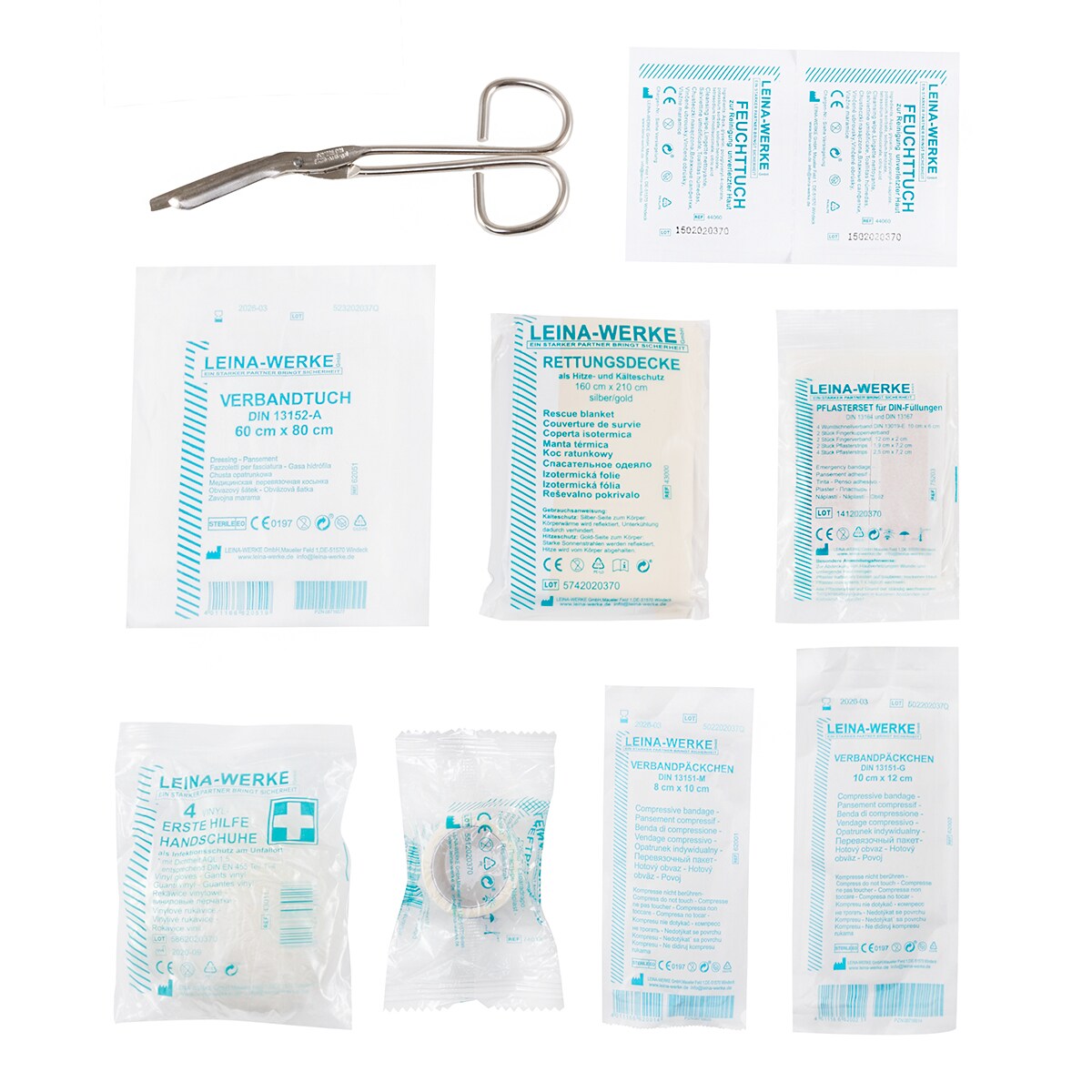 Trusă de prim ajutor Vera turistică - Roșie