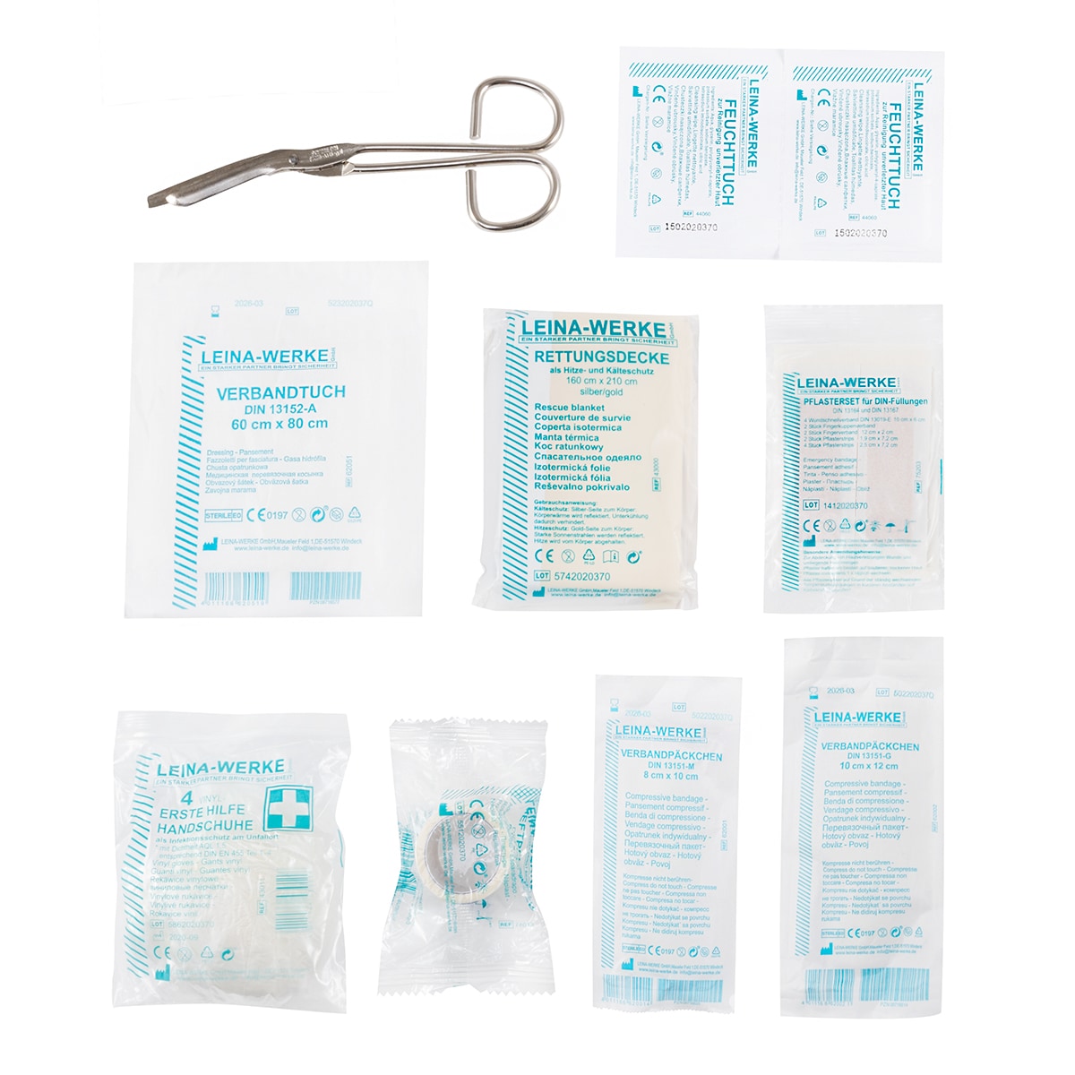 Trusă de prim ajutor Vera turistică - Roșie