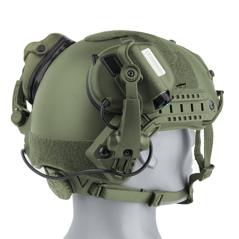 Protecție auditivă activă Earmor M31X Mark 3 pentru cască militară - Foliage Green