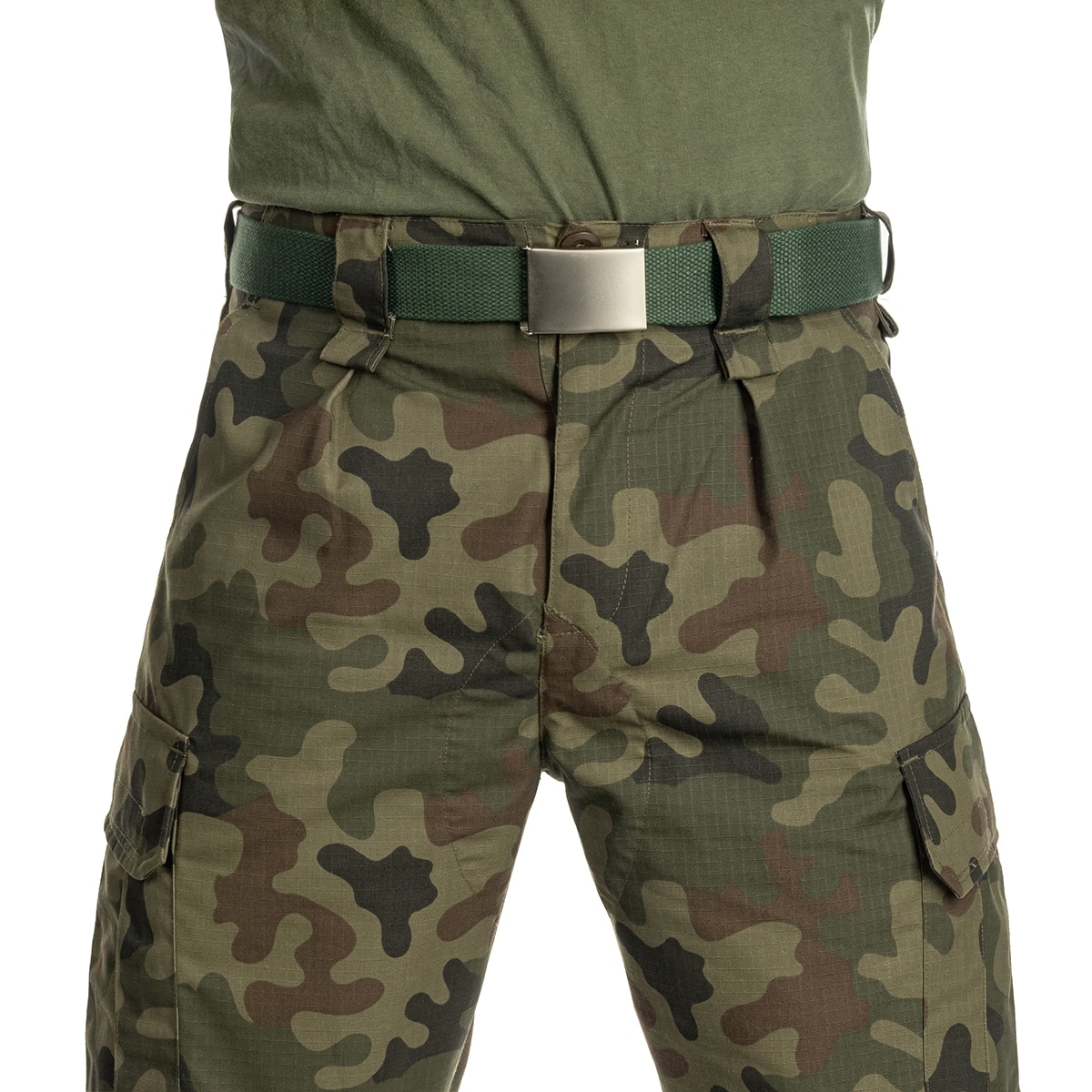Pantaloni de uniformă militară pentru copii MaxPro-Tech WZ 2010 Rip-Stop - wz.93 Pantera PL Woodland