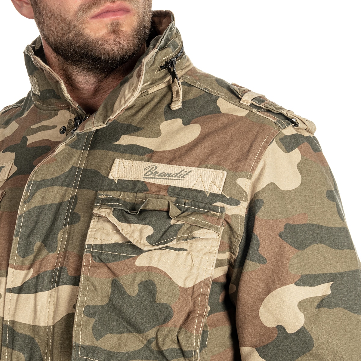 Geacă Brandit M65 Giant - Light Woodland