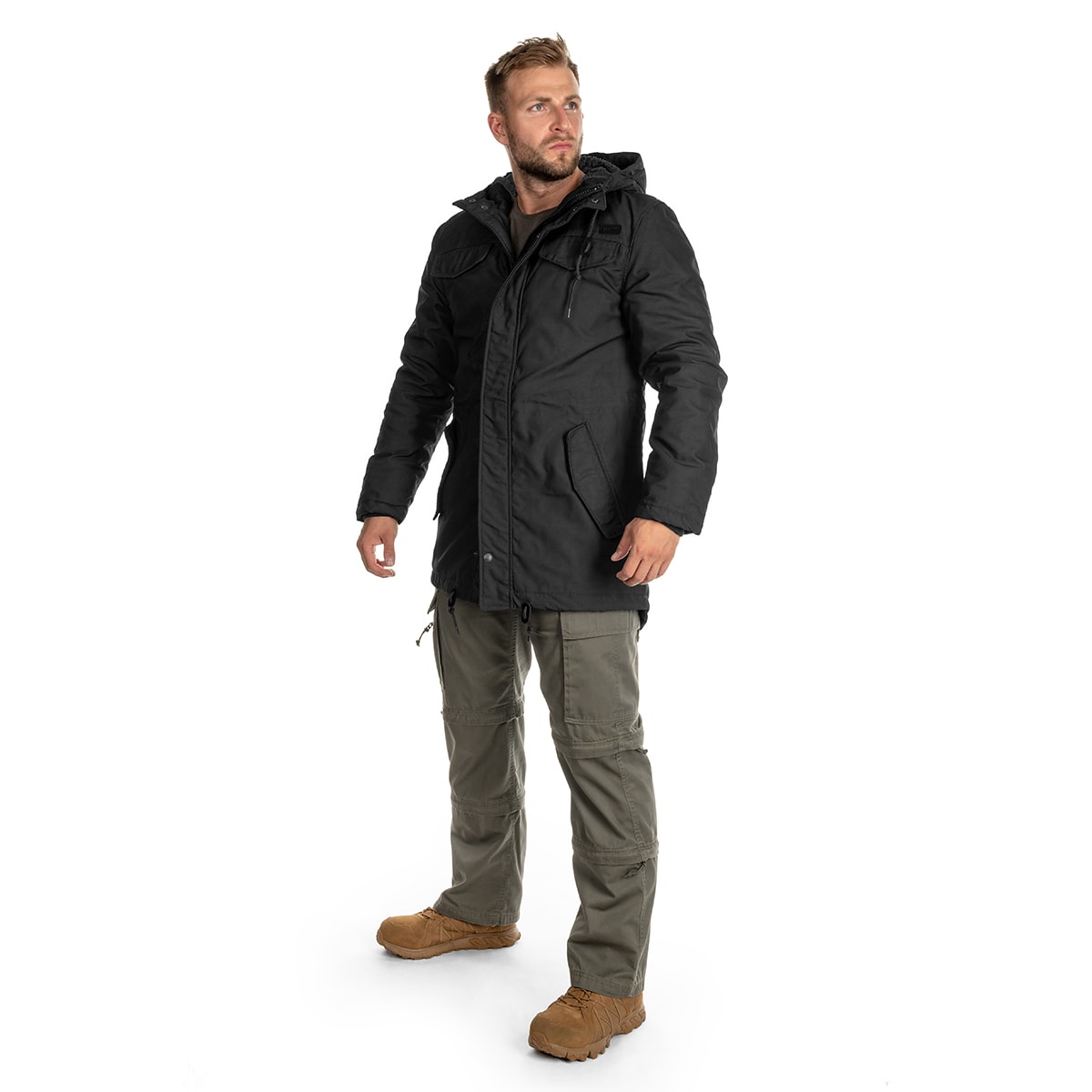 Geacă Brandit Marsh Lake Parka - Black