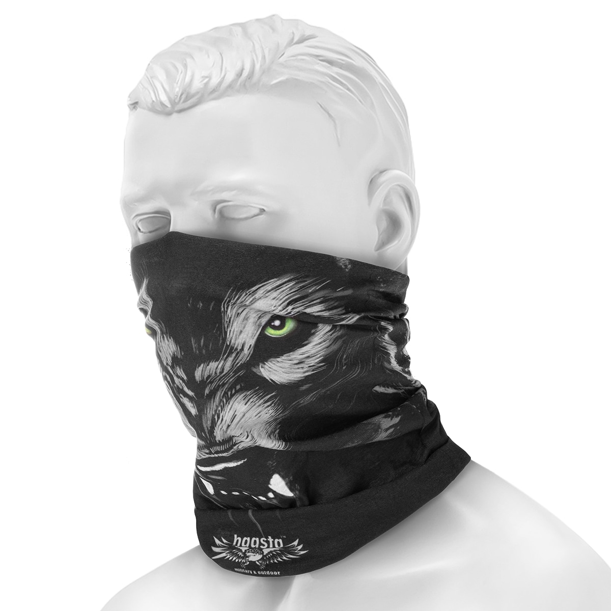 Eșarfă Haasta Wilk - Black