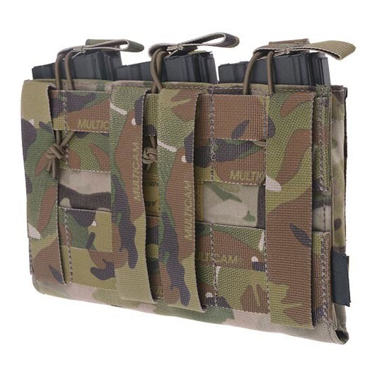 Husă triplă Emerson Open Top pentru încărcătoare mari și mici - MultiCam