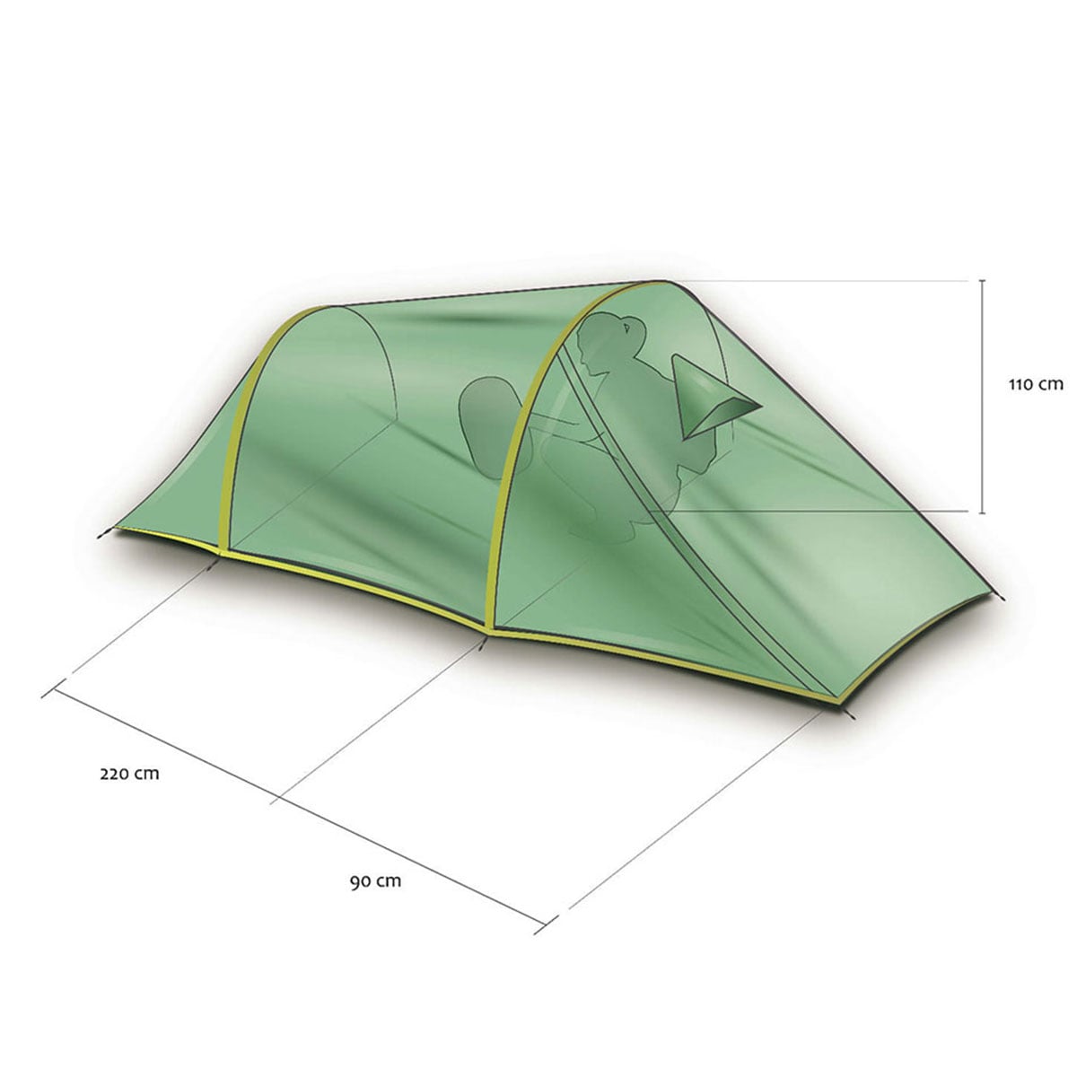 Cort pentru 3 persoane Rockland Trail 3