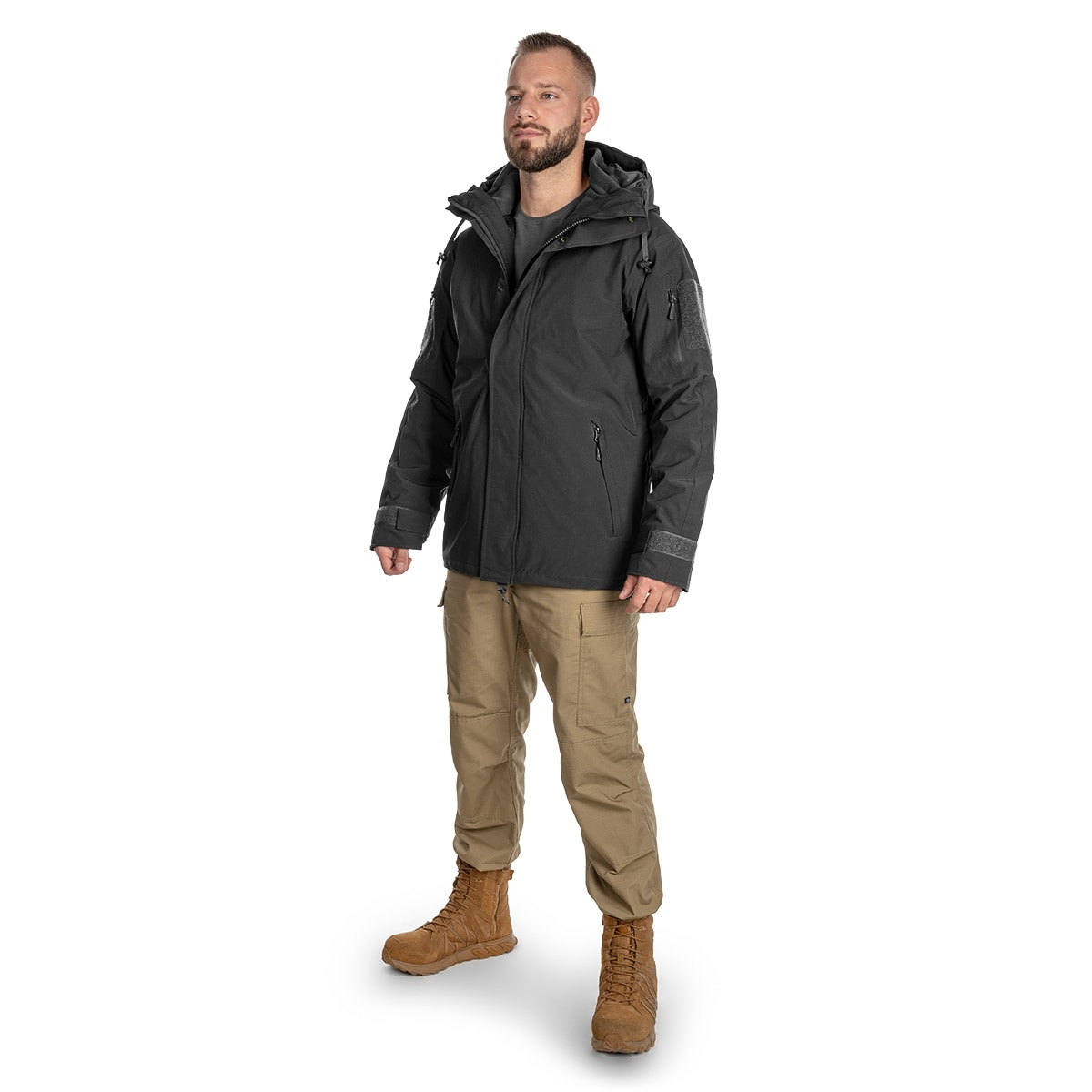 Geacă Mil-Tec ECWCS Wet Weather Gen.II cu captușeală - Black