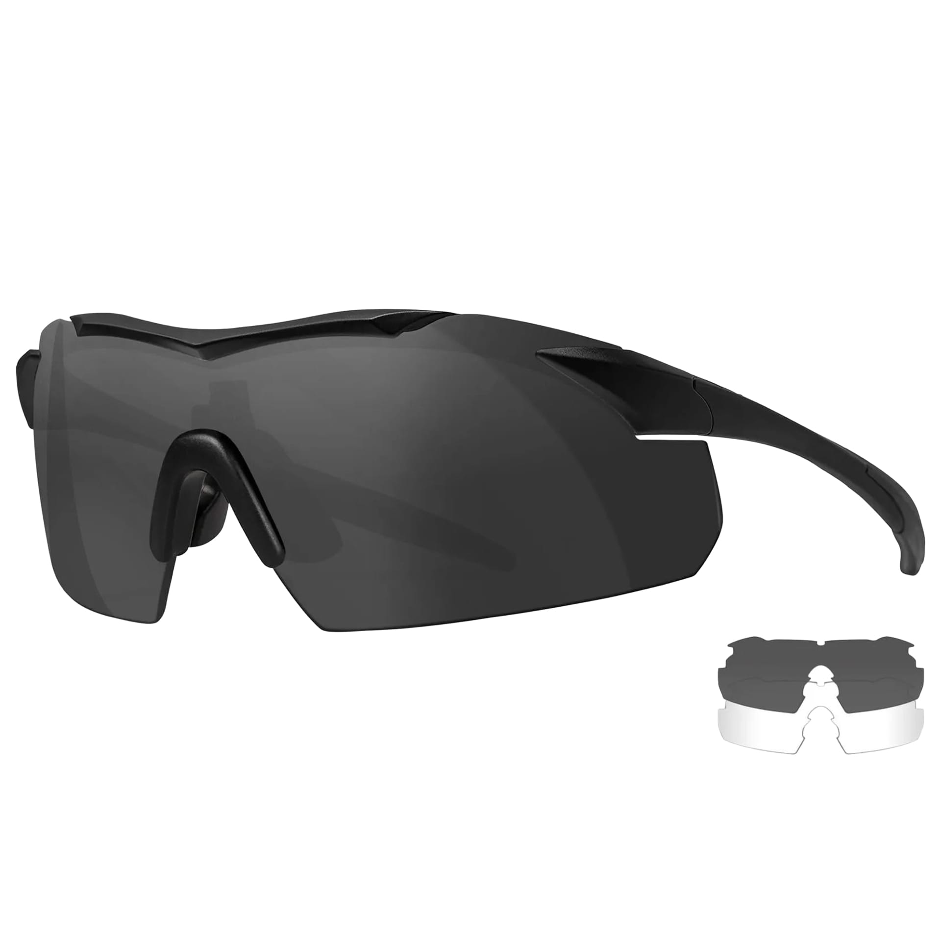 Ochelari tactici Wiley X Vapor 2.5 Grey/Clear - Matte Black