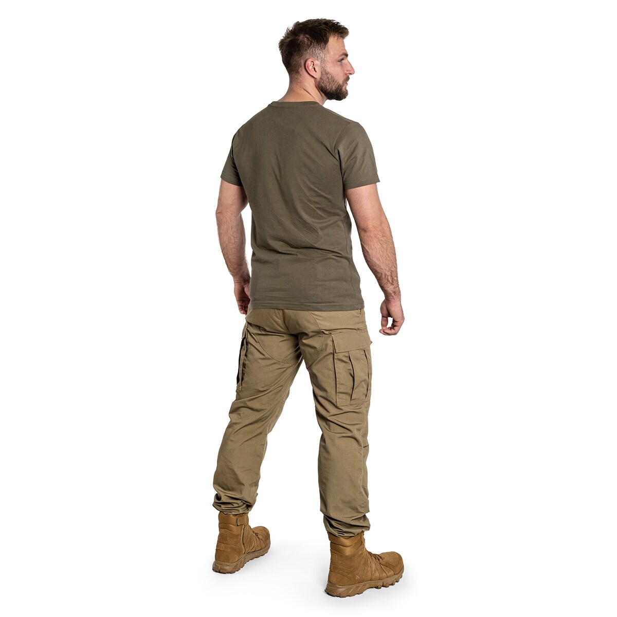 Tricou Voyovnik Fight Like Ukrainians - Olive