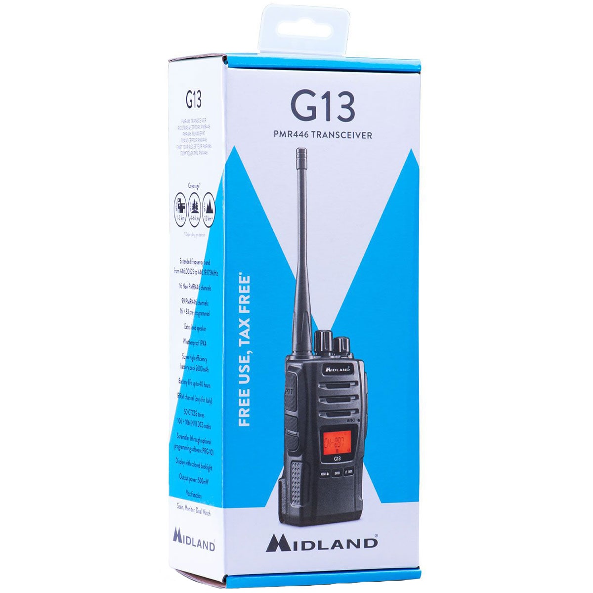 Radiotelefon Midland G13 PMR - Black