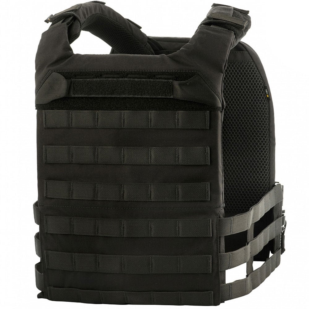Vestă tactică tip Plate Carrier M-Tac Cuirass QRS Black - pentru plăci balistice L/XL