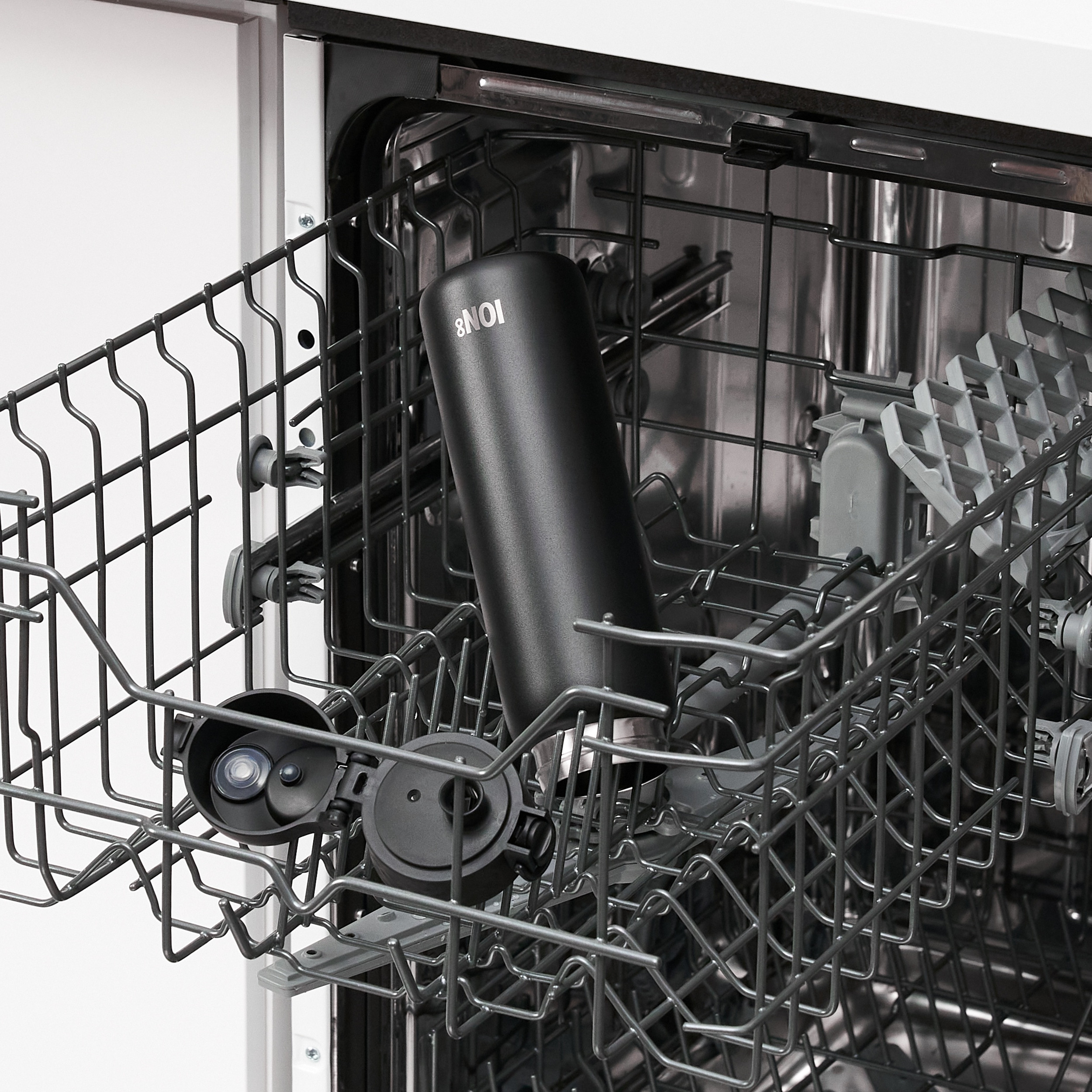 Sticlă ION8 Stainless Steel 600 ml - Black