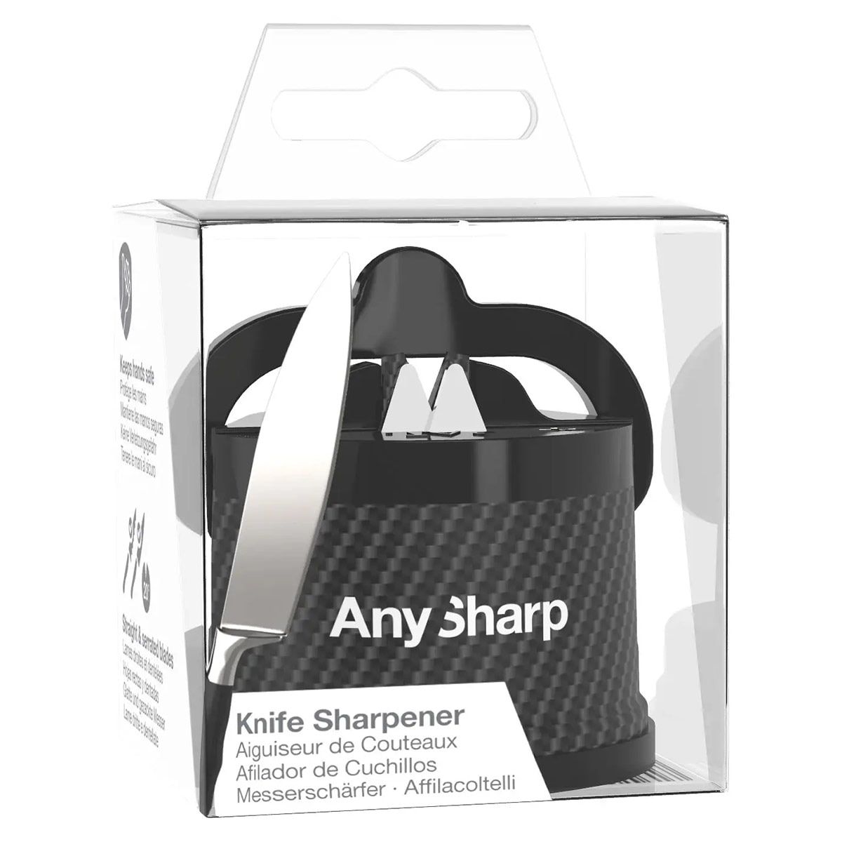Ascuțitor de cuțite AnySharp Classic - Carbon Fibre