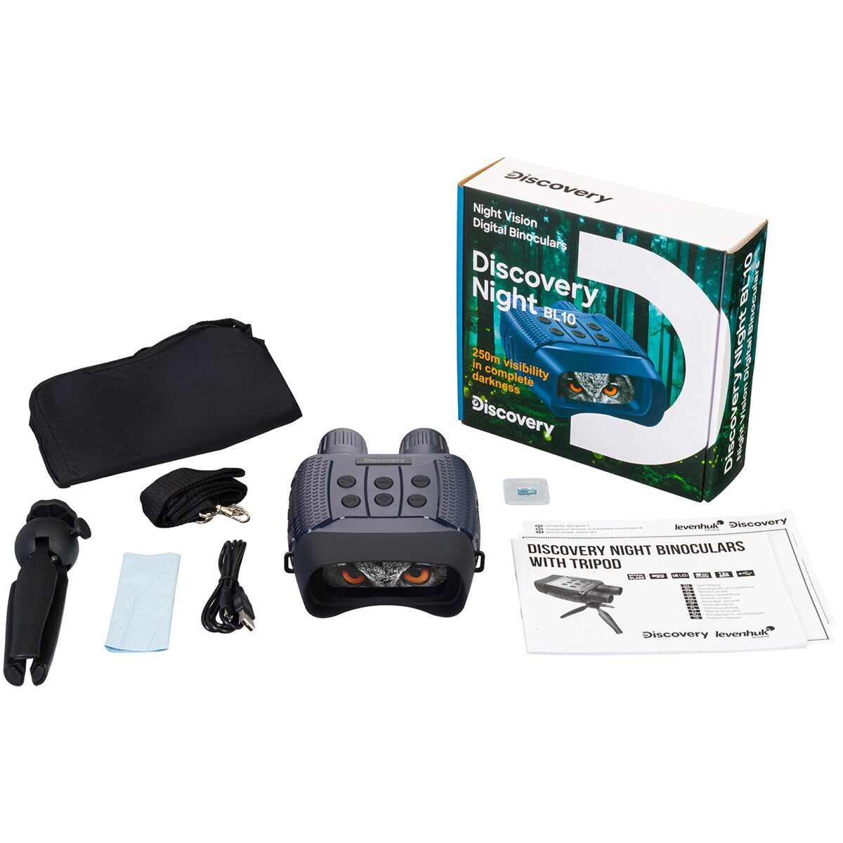 Binoclu cu vedere nocturnă Levenhuk Discovery Night BL10