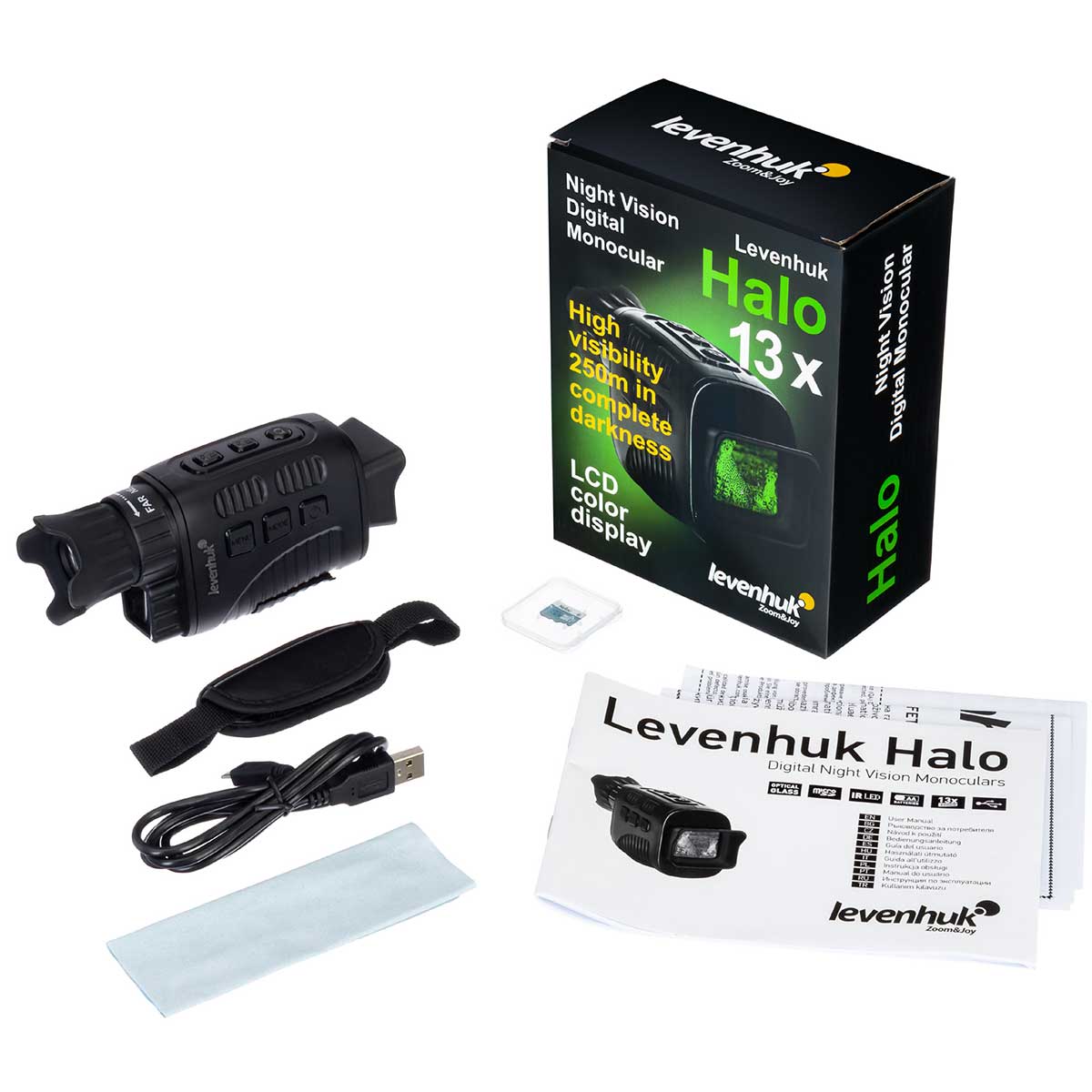 Monocular digital pentru vedere nocturnă Levenhuk Halo 13X