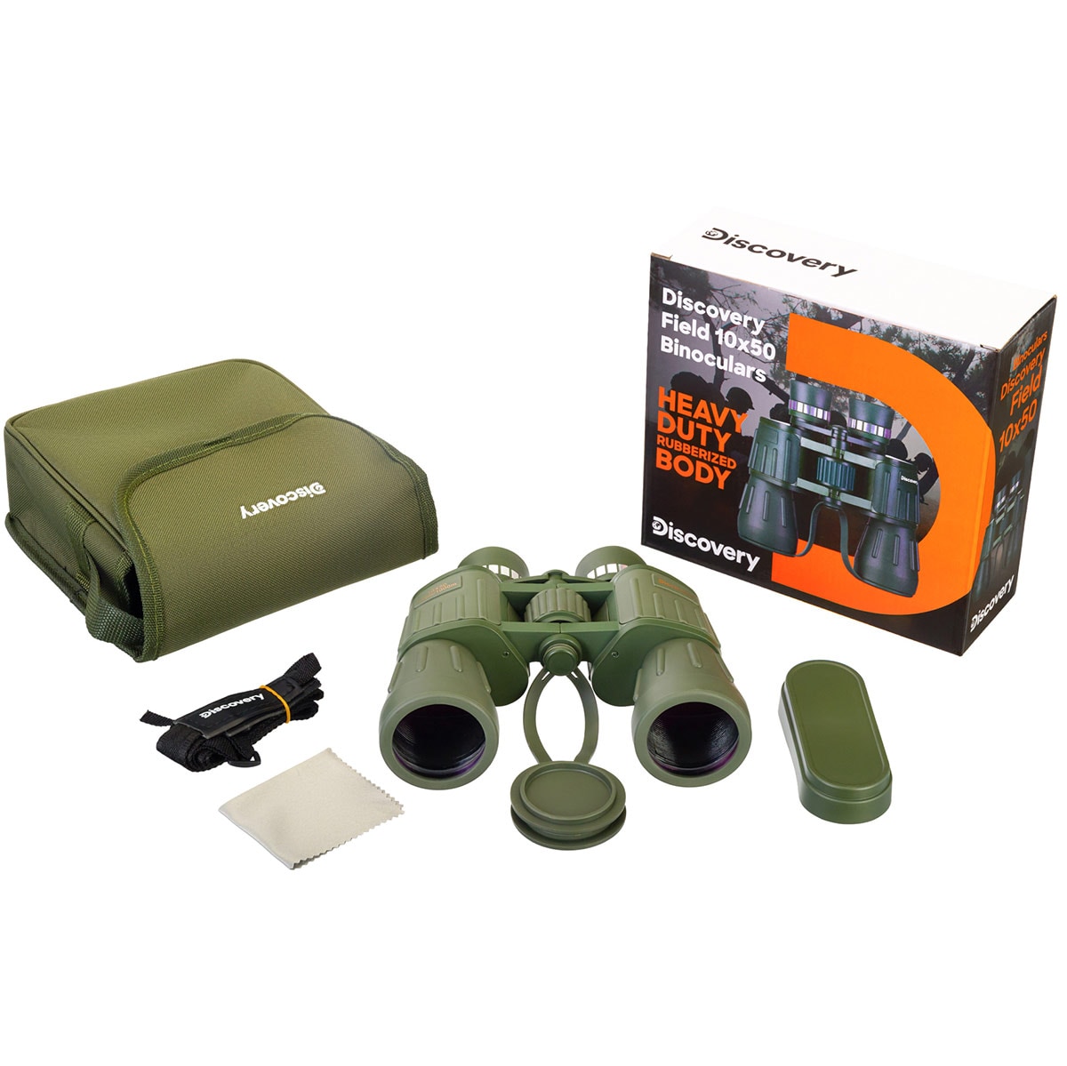 Binoclu Levenhuk Discovery Field 10x50