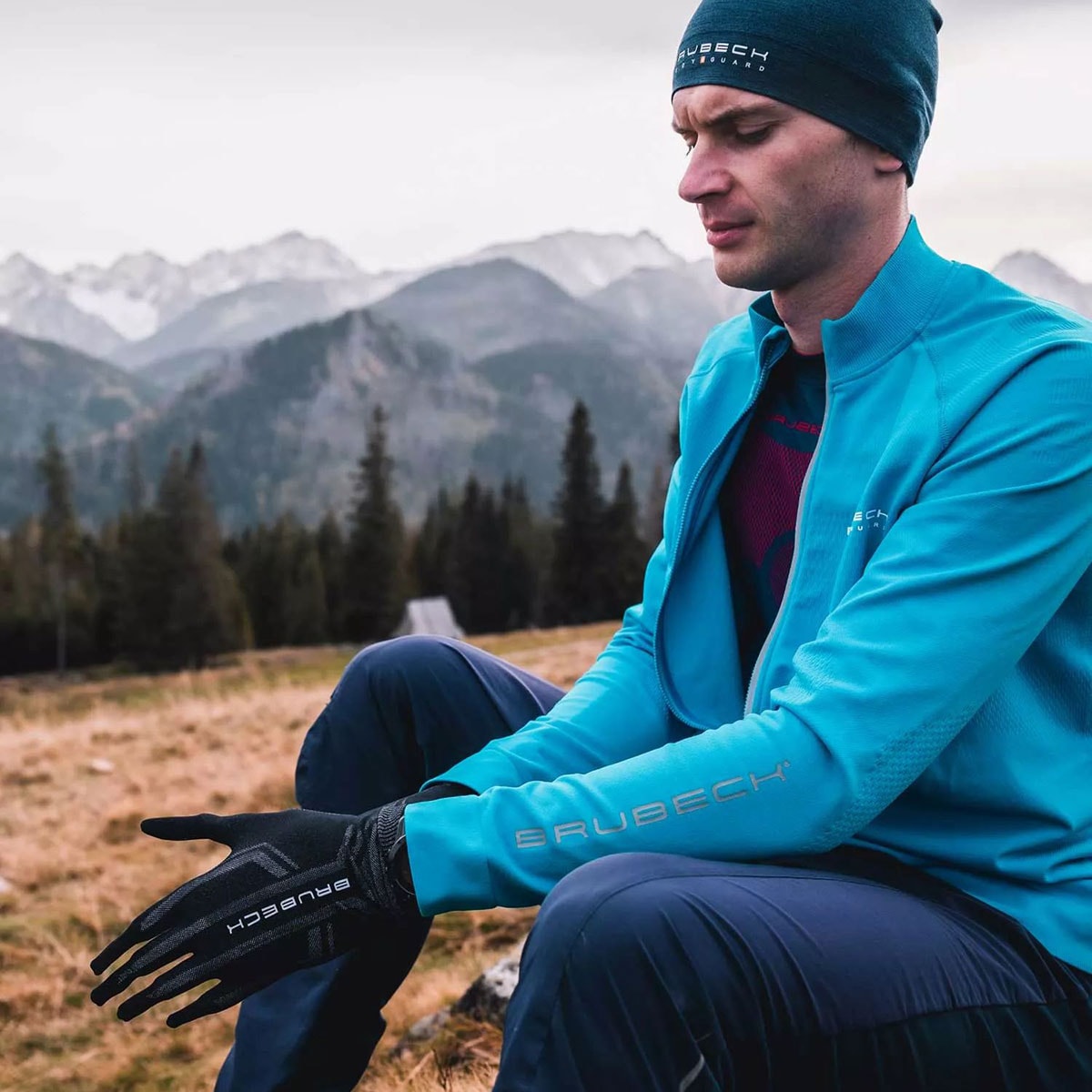 Mănuși termoactive Brubeck - Negre