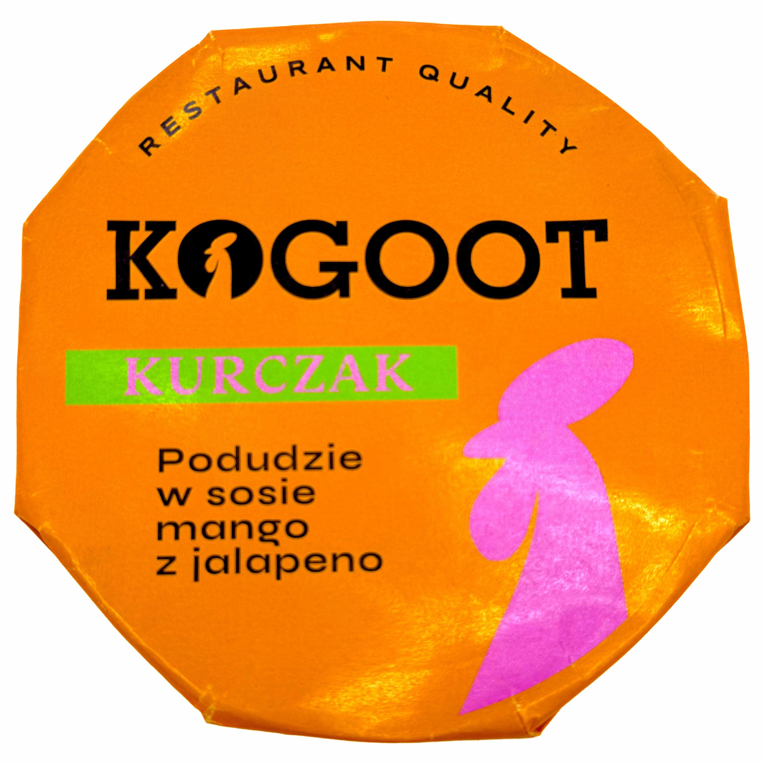 Conservă alimentară Kogoot - Ciocănele de pui în sos de mango cu jalapeno 300 g