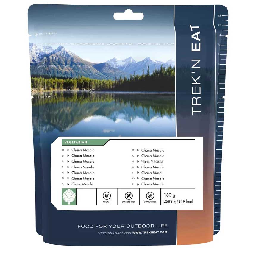 Alimente liofilizate Trek'n Eat - Mâncare vegană Chana masala 180 g