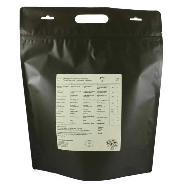 Rație alimentară militară Trek'n Eat pentru toată ziua - Tip 3