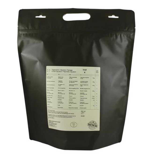 Rație alimentară militară Trek'n Eat pentru toată ziua, vegană - Tip 4