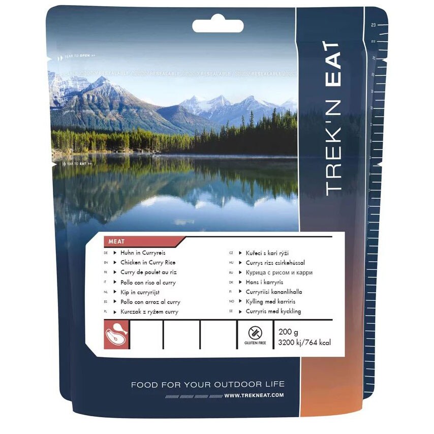 Alimente liofilizate Trek'n Eat - Pui cu orez și curry 200 g