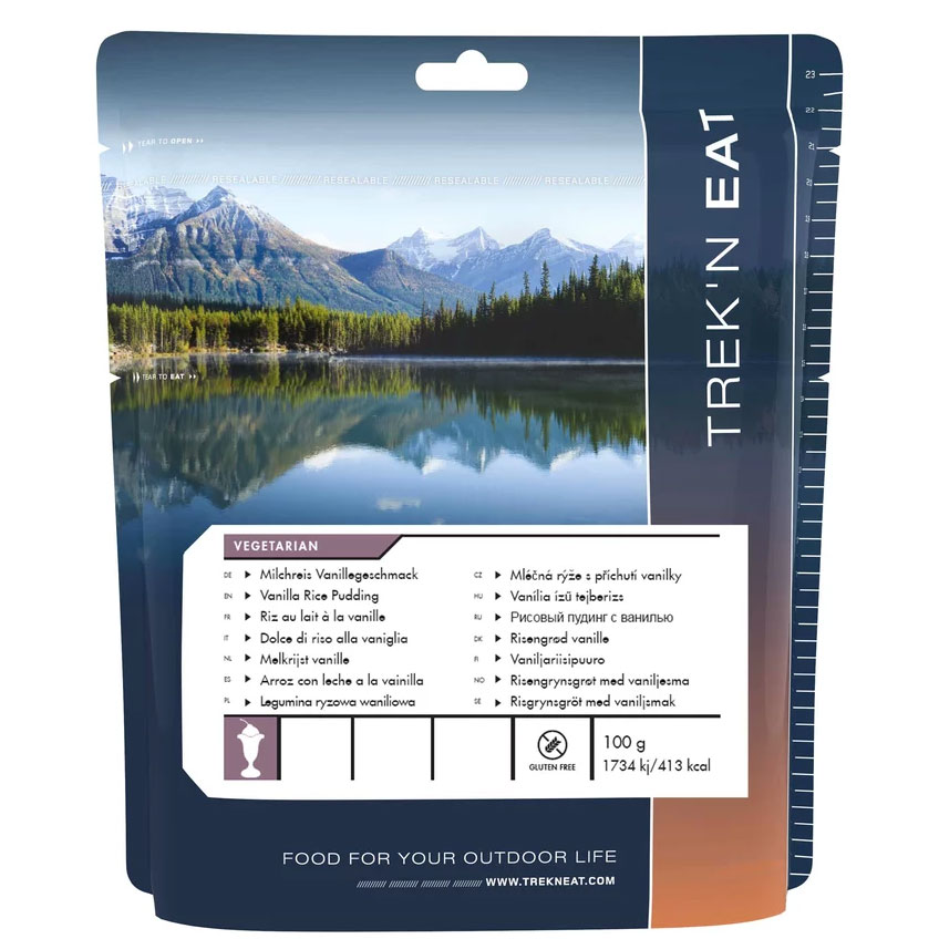 Alimente liofilizate Trek'n Eat - Budincă de orez și vanilie 100 g