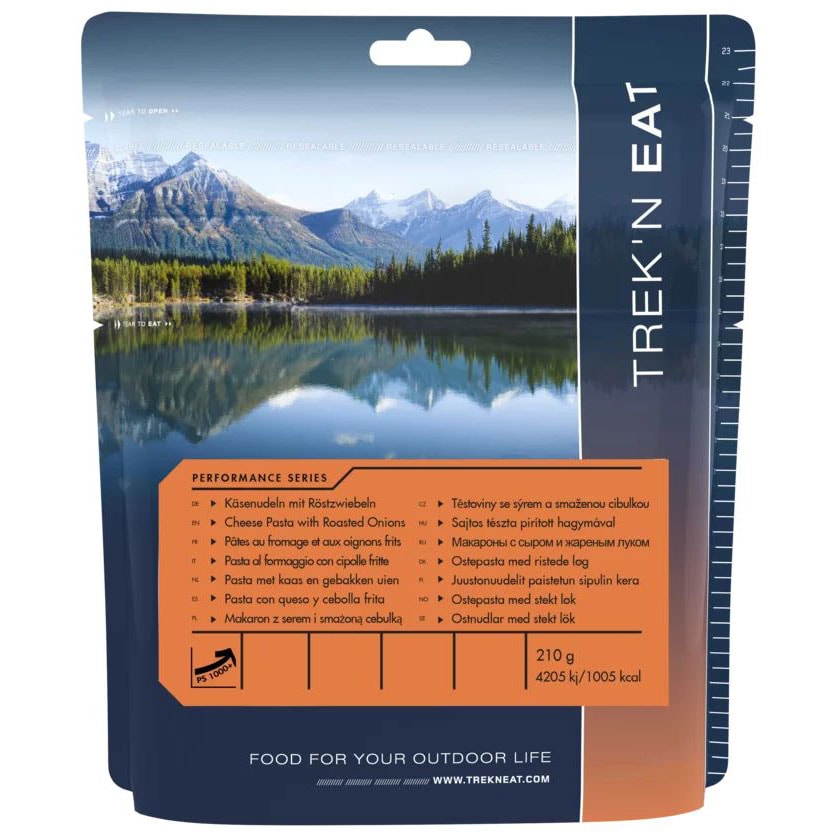 Alimente liofilizate Trek'n Eat - Paste cu brânză și ceapă prăjită 240 g